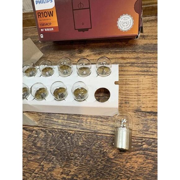10pc For Philips 13814 24V 10W R10W BA15s Standard Signaling Lamp Bulbs LOT OF 2 - Picture 6 of 15